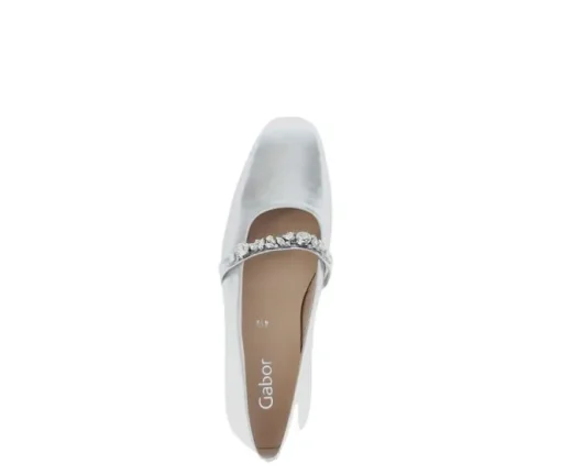 Elegante ballerina zilver