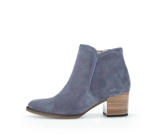 Elegante enkellaarsjes blauw
