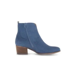 Elegante enkellaarsjes blauw