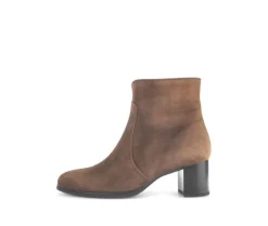 Elegante enkellaarsjes bruin