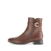 Elegante enkellaarsjes bruin