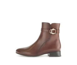 Elegante enkellaarsjes bruin