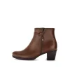 Elegante enkellaarsjes bruin