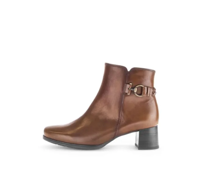 Elegante enkellaarsjes bruin