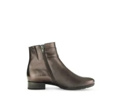 Elegante enkellaarsjes brons