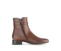 Elegante enkellaarsjes bruin