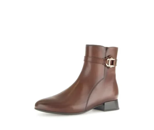 Elegante enkellaarsjes bruin