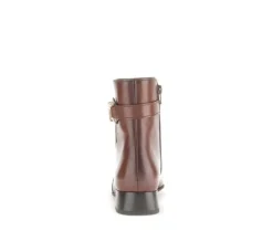 Elegante enkellaarsjes bruin