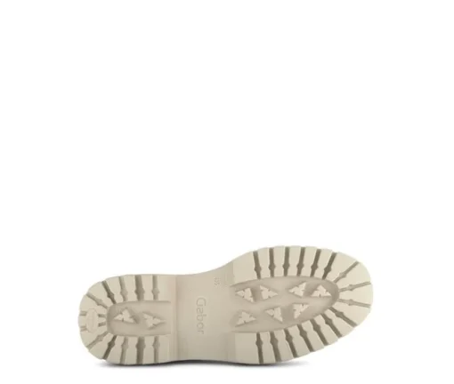 Enkellaarsjes met veter beige