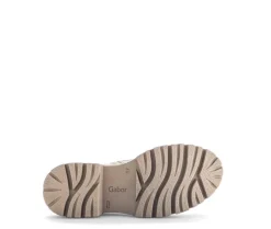 Enkellaarsjes met veter beige