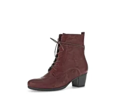 Enkellaarsjes met veter rood
