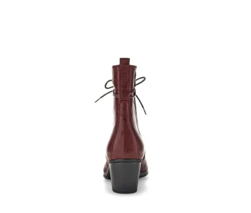 Enkellaarsjes met veter rood