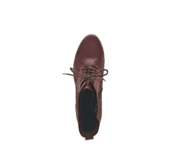 Enkellaarsjes met veter rood