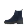 Enkellaarsjes op plateau blauw