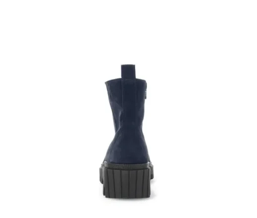 Enkellaarsjes op plateau blauw