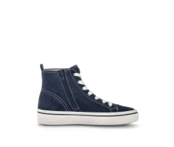Hoge sneaker blauw