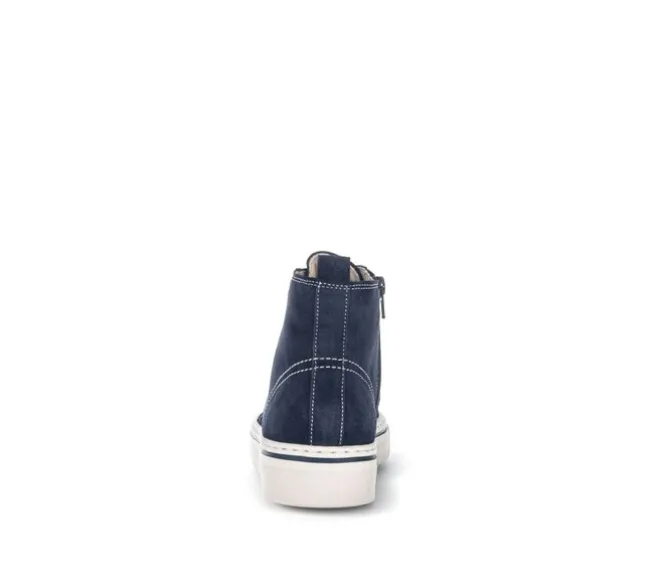 Hoge sneaker blauw