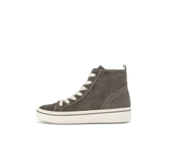 Hoge sneaker bruin