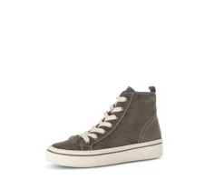 Hoge sneaker bruin