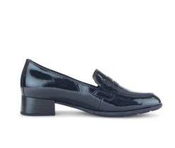 Hoogfrontpump blauw