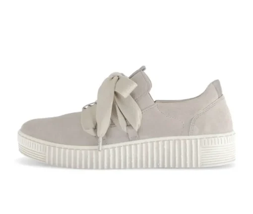 Lage sneaker beige