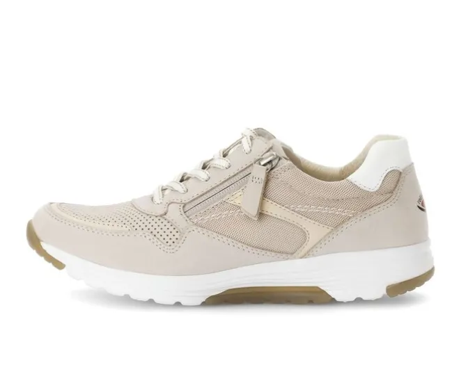 Lage sneaker beige