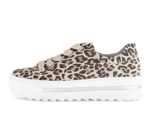 Lage sneaker beige