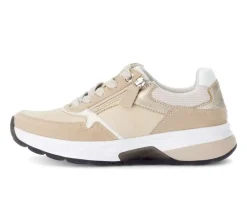 Lage sneaker beige