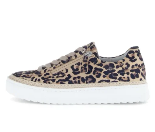 Lage sneaker beige