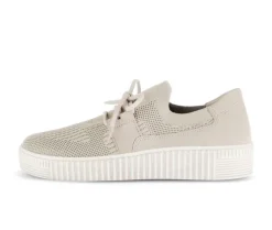 Lage sneaker beige