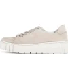 Lage sneaker beige
