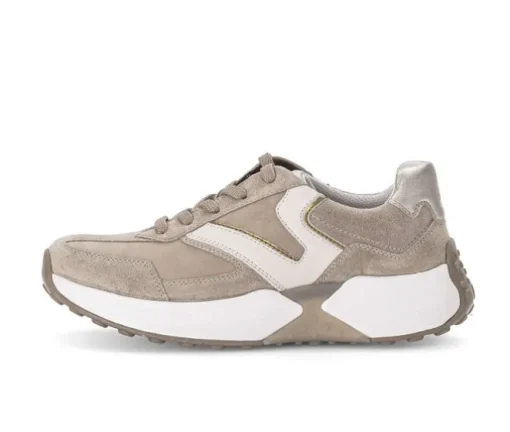 Lage sneaker beige