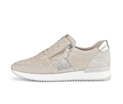 Lage sneaker beige