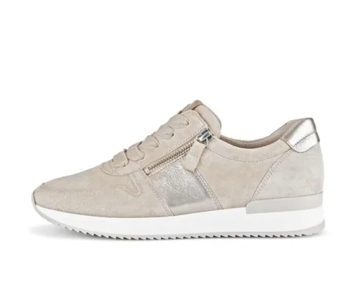 Lage sneaker beige