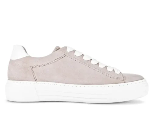 Lage sneaker beige