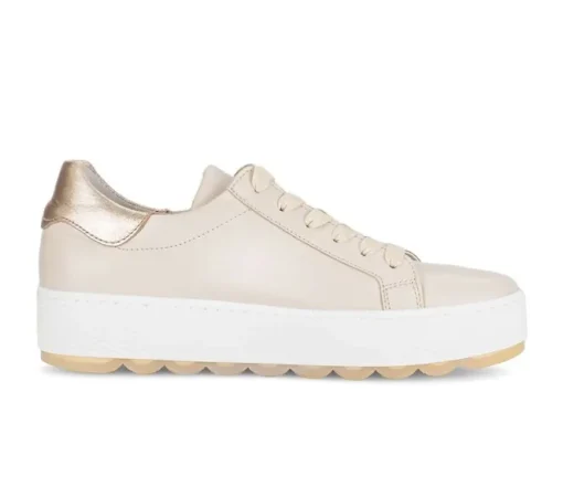 Lage sneaker beige