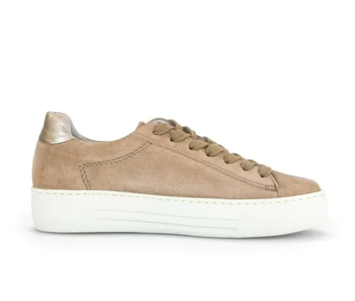 Lage sneaker beige