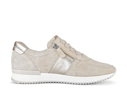 Lage sneaker beige