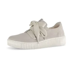 Lage sneaker beige