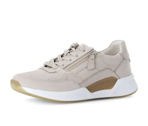 Lage sneaker beige