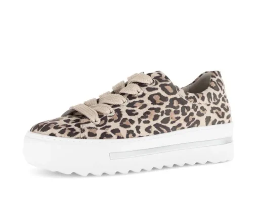Lage sneaker beige