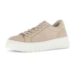 Lage sneaker beige