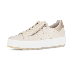 Lage sneaker beige