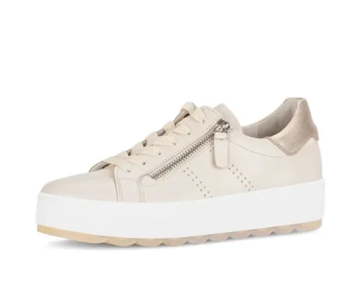 Lage sneaker beige