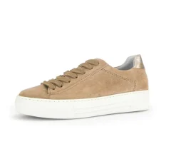 Lage sneaker beige