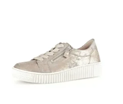 Lage sneaker beige