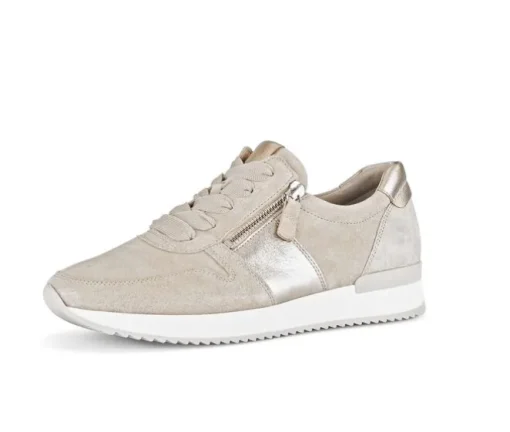 Lage sneaker beige