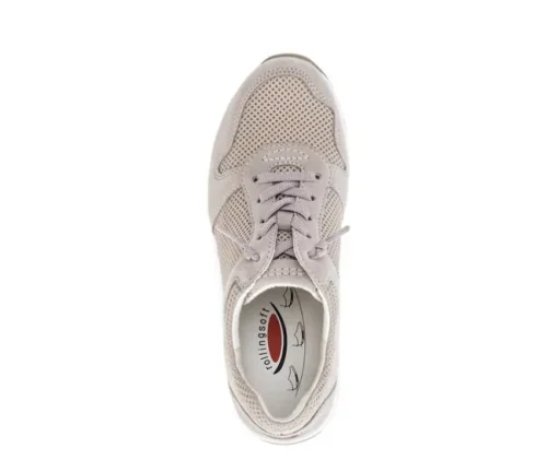 Lage sneaker beige