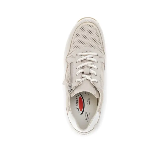 Lage sneaker beige