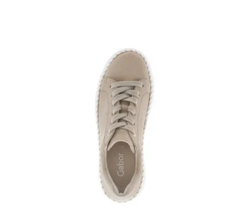 Lage sneaker beige